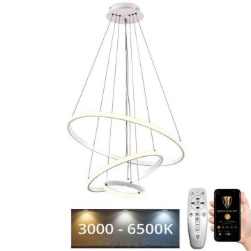 Lampadario LED Dimmerabile su filo LED/90W/230V 3000-6500K + telecomando