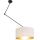 Lampadario LED regolabile a stelo GORTA 1xE27/60W/230V bianco/oro