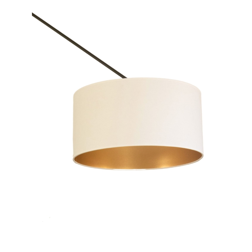 Lampadario LED regolabile a stelo GORTA 1xE27/60W/230V bianco/oro