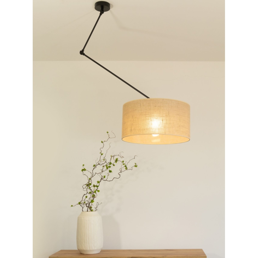Lampadario LED regolabile su asta GORTA 1xE27/60W/230V iuta