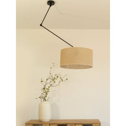 Lampadario LED regolabile su asta GORTA 1xE27/60W/230V iuta