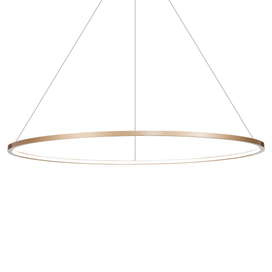 Lampadario LED a cavo SATURNO LED/65W/230V diam. 120 cm IP44 oro