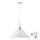 Lampadario LED sospeso con cavo 1xE27/60W/230V bianco/trasparente