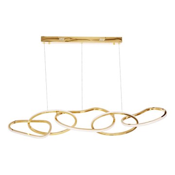 Lampadario LED sospeso con cavo ANNELI LED/45W/230V 125 cm, finitura dorata