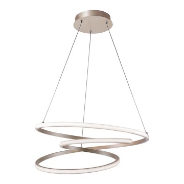 Lampadario LED sospeso con cavo CORT LED/40W/230V argento