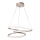 Lampadario LED sospeso con cavo CORT LED/40W/230V argento