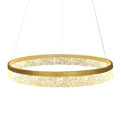 Lampadario LED sospeso con cavo GALA LED/25W/230V Ø 50 cm oro