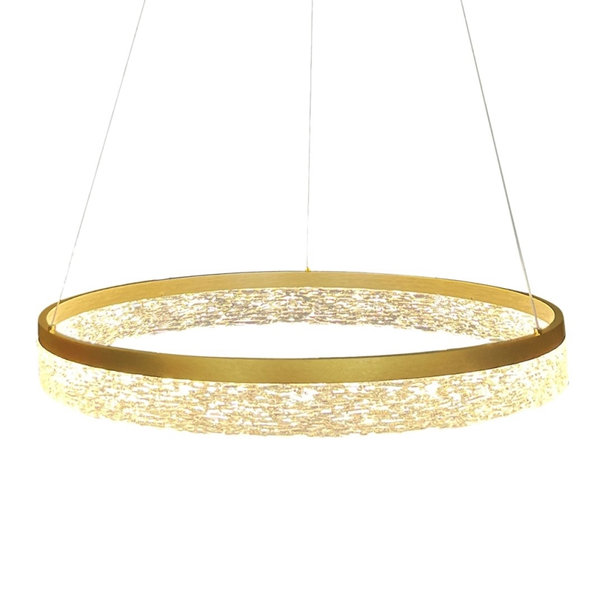 Lampadario LED sospeso con cavo GALA LED/25W/230V Ø 50 cm oro