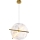 Lampadario LED sospeso con cavo RELAX LED/15W/230V oro/bianco