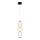 Lampadario LED sospeso con cavo SHINY LED/17W/230V bianco/oro