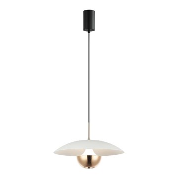 Lampadario LED sospeso con cavo VALIA LED/9W/230V bianco/oro