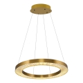 Lampadario LED sospeso JESI LED/85W/230V 3000K Ø 80 cm bronzo