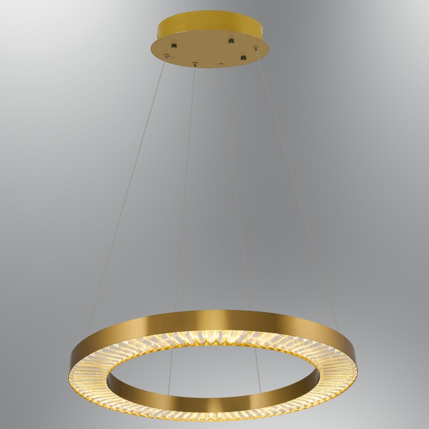 Lampadario LED sospeso JESI LED/85W/230V 3000K Ø 80 cm bronzo