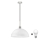 Lampadario LED sospeso su cavo 1xE27/60W/230V bianco/nero