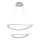 Lampadario LED sospeso su cavo CASHMERE LED/75W/230V Ø 59,5 bianco