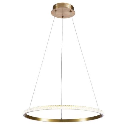 Lampadario LED sospeso su cavo DIANA LED/25W/230V 4000K Ø 50 cm dorato
