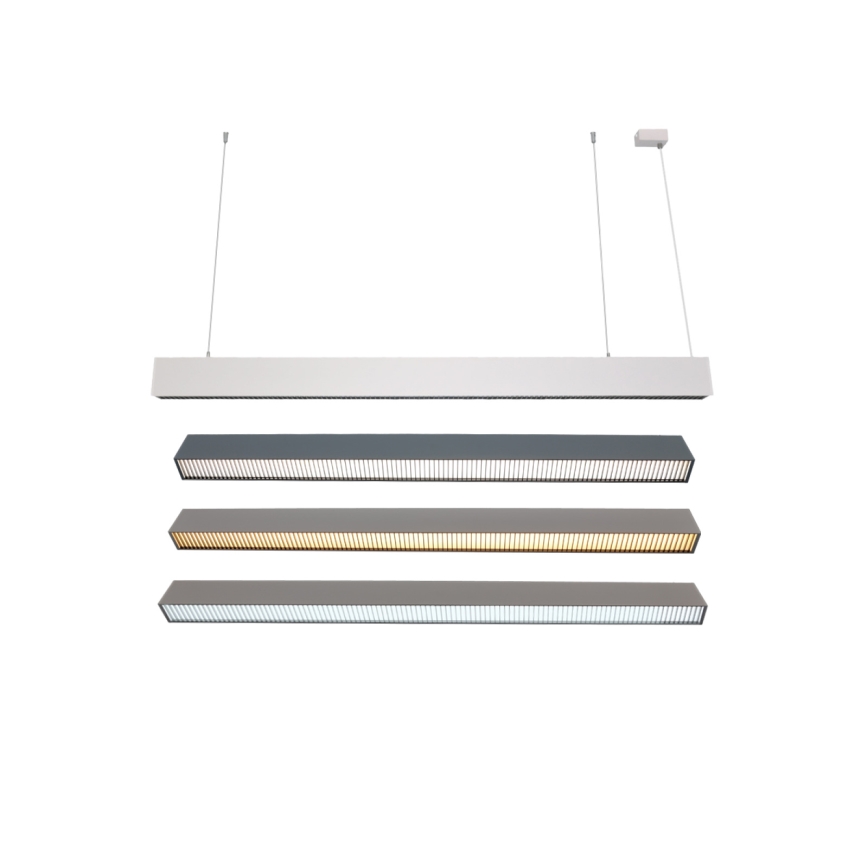 Lampadario LED sospeso su cavo LED/55W/230V 3000/4000/6500K 120 cm bianco