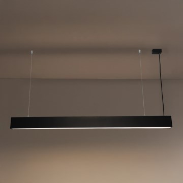 Lampadario LED sospeso su cavo LED/55W/230V 3000/4000/6500K 120 cm nero