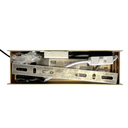 Lampadario LED sospeso su cavo LINEA 36W/230V 3000/4000/5700K CRI 90, dorato