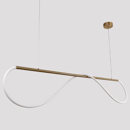 Lampadario LED sospeso su cavo MELECA LED/36W/230V 3000/4000/6000K 160 cm dorato