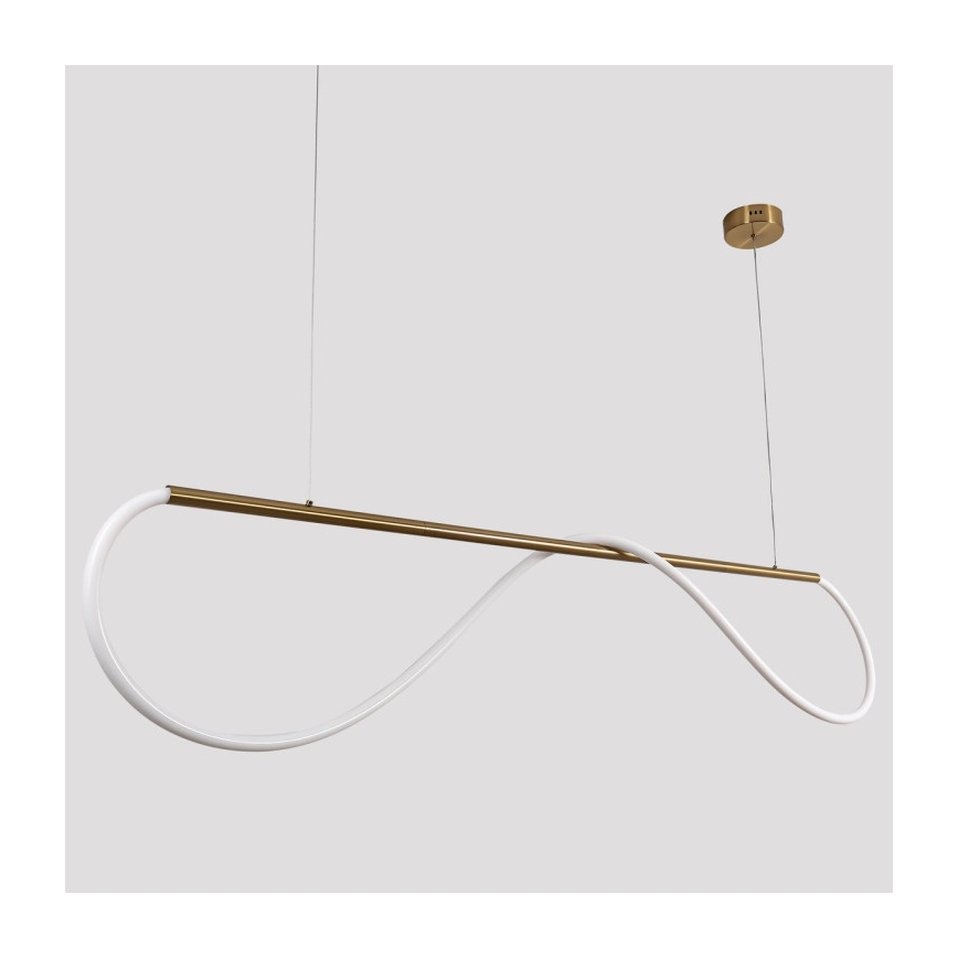 Lampadario LED sospeso su cavo MELECA LED/36W/230V 3000/4000/6000K 160 cm dorato
