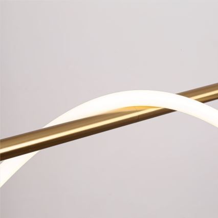 Lampadario LED sospeso su cavo MELECA LED/36W/230V 3000/4000/6000K 160 cm dorato