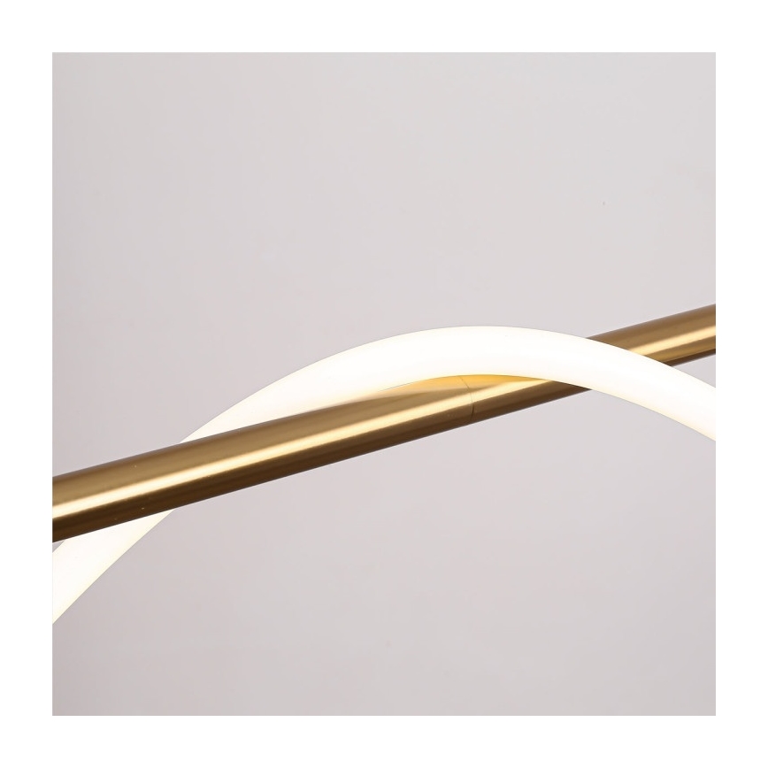 Lampadario LED sospeso su cavo MELECA LED/36W/230V 3000/4000/6000K 160 cm dorato