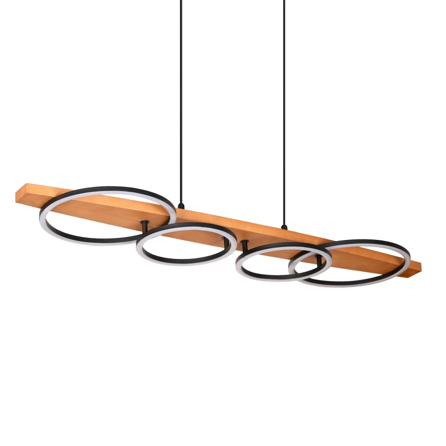 Lampadario LED sospeso su cavo MELISA LED/35W/230V, pino