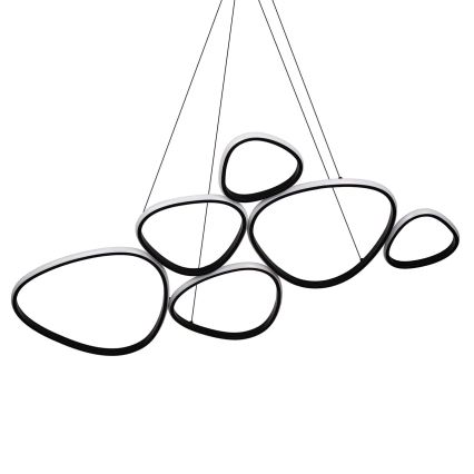 Lampadario LED sospeso su cavo PETRA LED/58W/230V 4000K nero