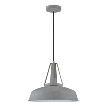 Lampadario LED sospeso su cavo RYAN 1xE27/60W/230V, grigio