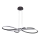 Lampadario LED sospeso su cavo VIOLIN LED/40W/230V, nero