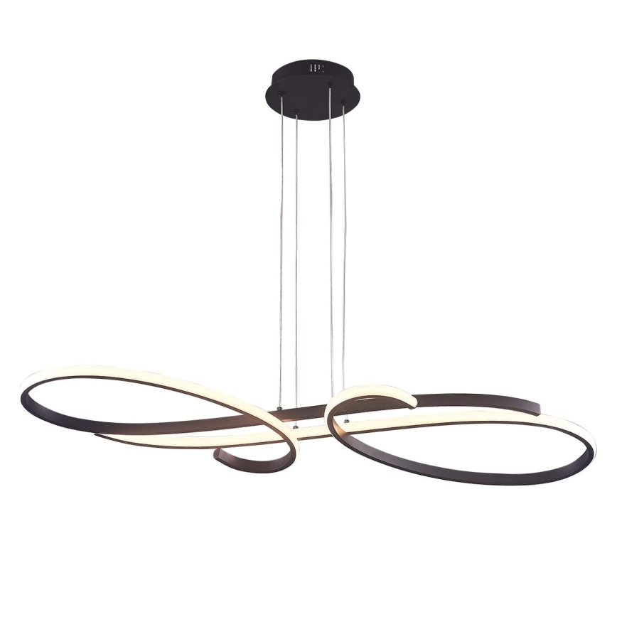 Lampadario LED sospeso su cavo VIOLIN LED/40W/230V, nero