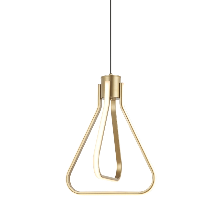Lampadario LED sospeso ZING LED/19W/230V, finitura oro