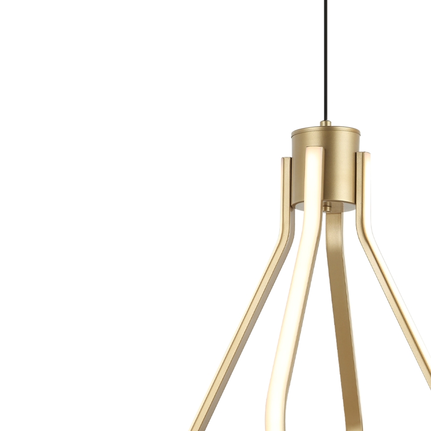 Lampadario LED sospeso ZING LED/19W/230V, finitura oro