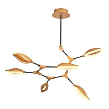 Lampadario LED su asta ASTI 6xLED/7W/230V 3000K dorato