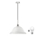 Lampadario LED su cavo 1xE27/60W/230V bianco