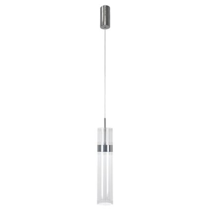 Lampadario LED su cavo AMBIENTE, 6W, 230V, 3000/4000/6000K (temperatura colore selezionabile), finitura cromo lucido