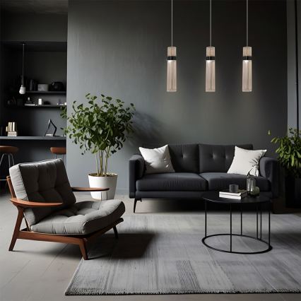 Lampadario LED su cavo AMBIENTE LED/6W/230V 3000/4000/6000K nero