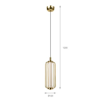Lampadario LED su cavo BONNIE LED/15W/230V 3000K oro