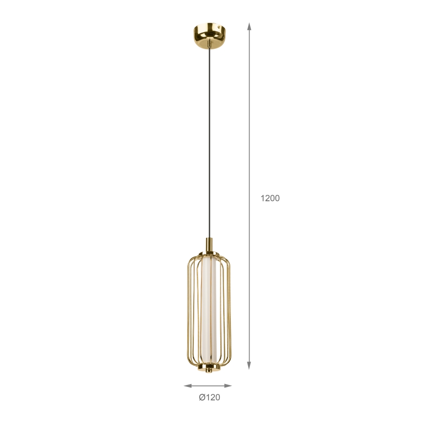 Lampadario LED su cavo BONNIE LED/15W/230V 3000K oro