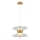 Lampadario LED su cavo BUTTERFLY 2xLED/10W/230V 3000K oro