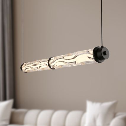 Lampadario LED su cavo CORTE LED/18W/230V nero