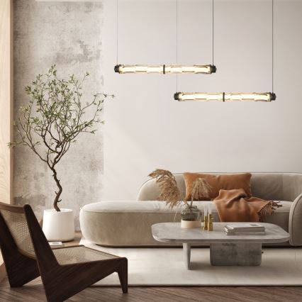 Lampadario LED su cavo CORTE LED/18W/230V nero