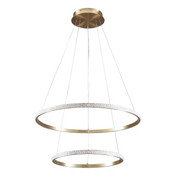 Lampadario LED su cavo DIANA LED/44W/230V 4000K Ø 59 cm dorato