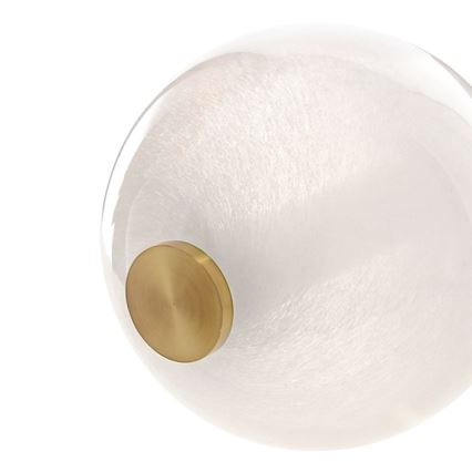 Lampadario LED su cavo FLORES LED/12W/230V oro/arancione