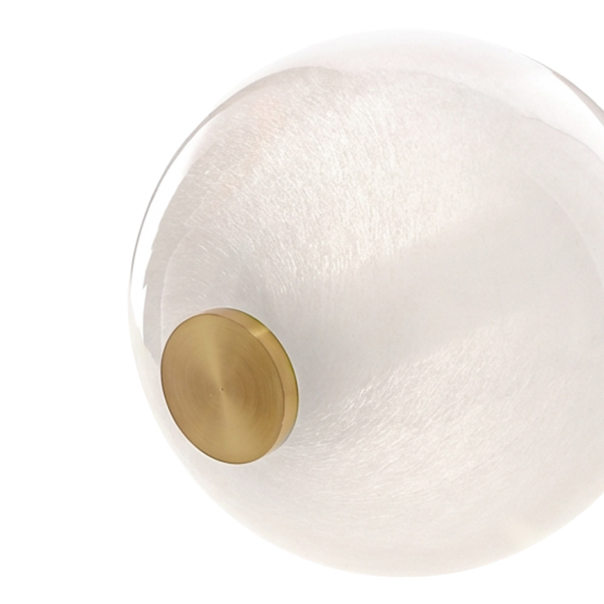 Lampadario LED su cavo FLORES LED/12W/230V oro/arancione
