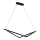 Lampadario LED su cavo ISLA LED/32W/230V nero