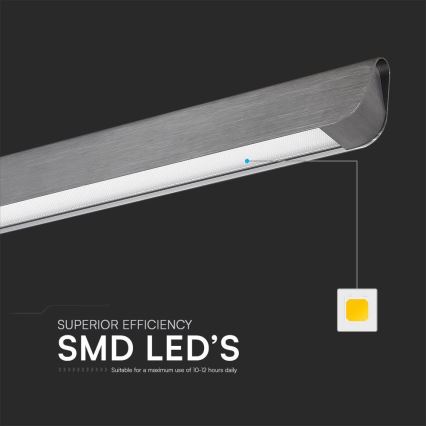 Lampadario LED a cavo LED/36W/230V 3000/4000/6400K antracite