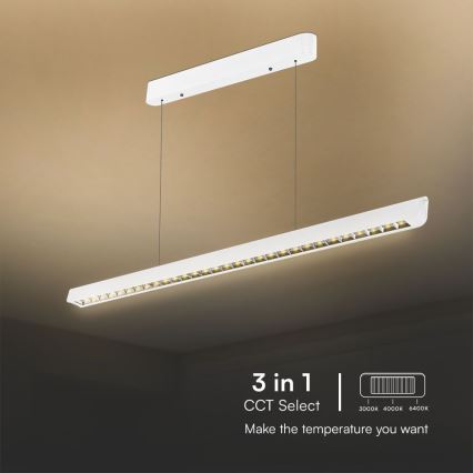 Lampadario LED su cavo LED/36W/230V 3000/4000/6400K bianco
