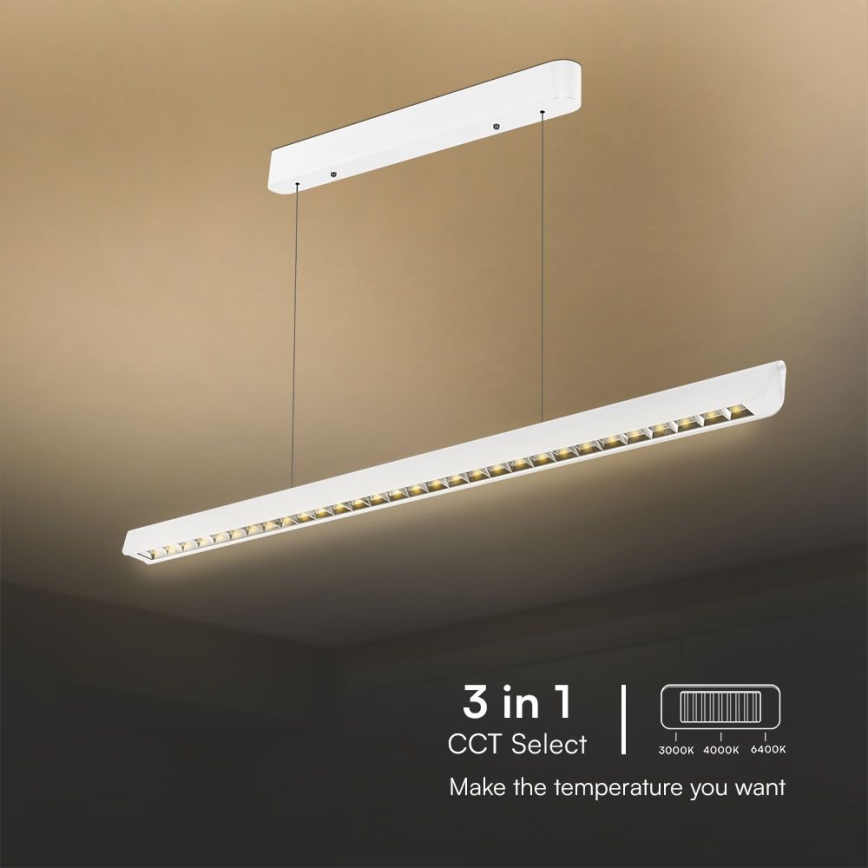 Lampadario LED su cavo LED/36W/230V 3000/4000/6400K bianco